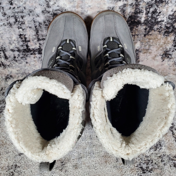 Vasque Women's Pow Pow Waterproof Thinsulate Grey Suede Boots Size 8 - Picture 8 of 13